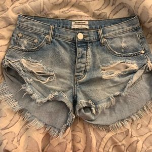 One teaspoon bandits denim shorts